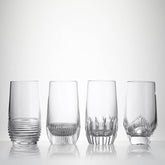 Mixology Hiball 430ml 14.5floz, Mixed Set of 4